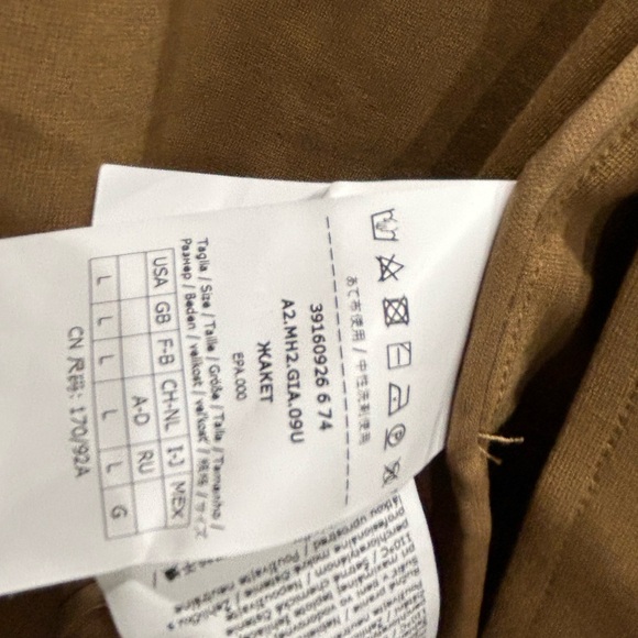 MAX MARA Lampo Button Front Jersey Large NWT - Picture 7 of 7